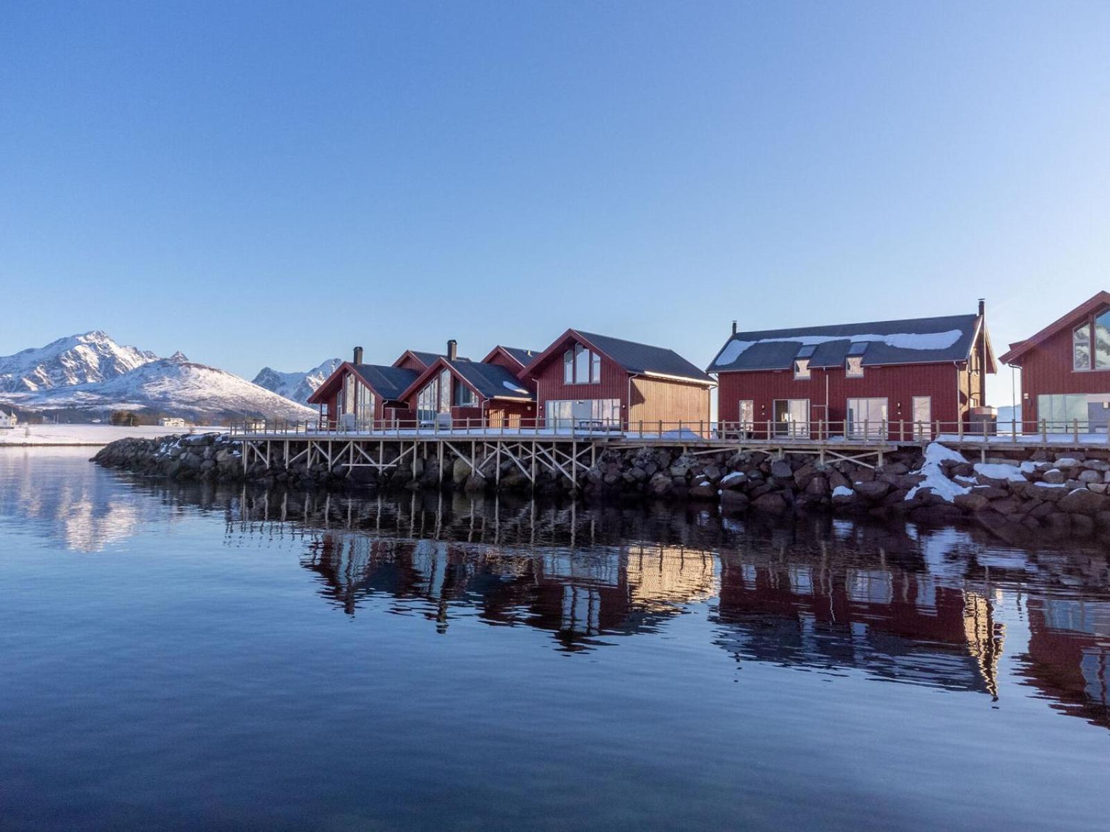 Nappstraumen Seafront Cabin, Lilleeid 68 Gravdal  Dış mekan fotoğraf