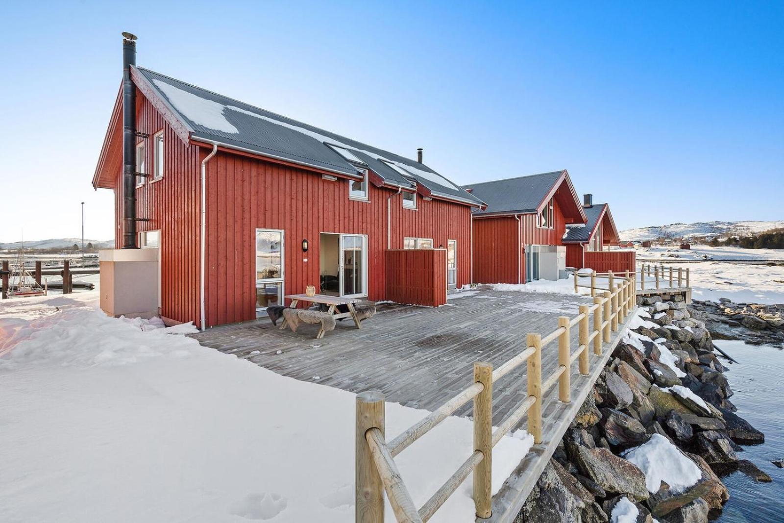 Nappstraumen Seafront Cabin, Lilleeid 68 Gravdal  Dış mekan fotoğraf