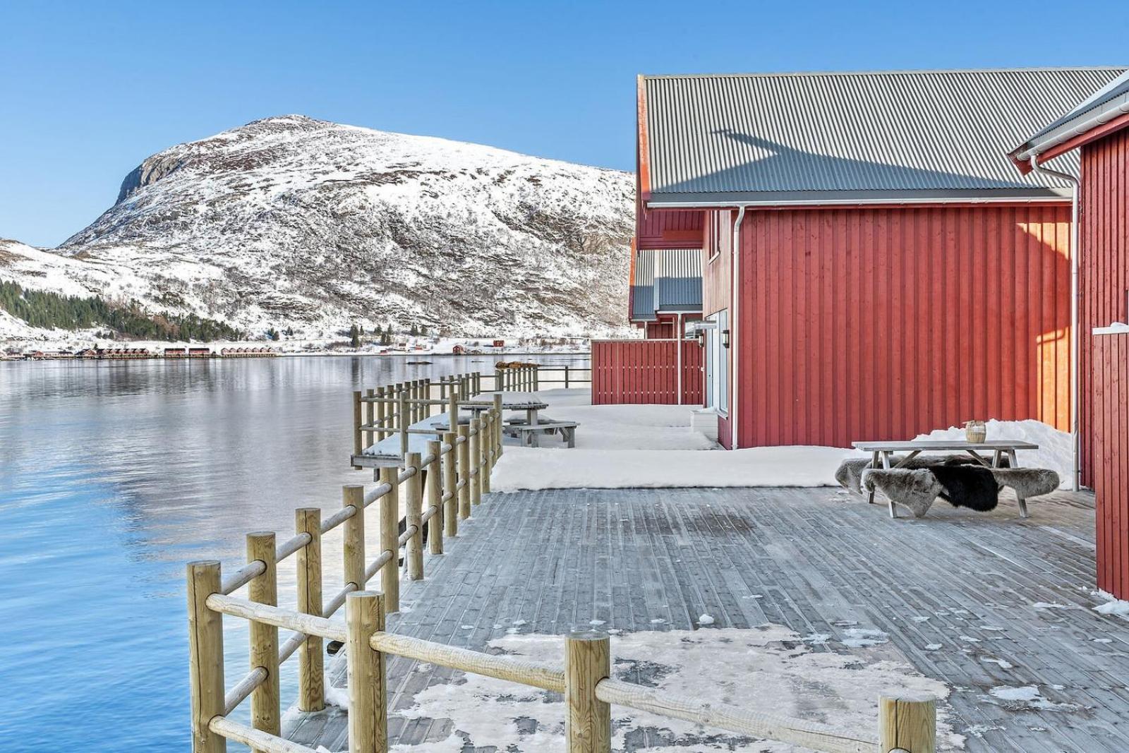 Nappstraumen Seafront Cabin, Lilleeid 68 Gravdal  Dış mekan fotoğraf