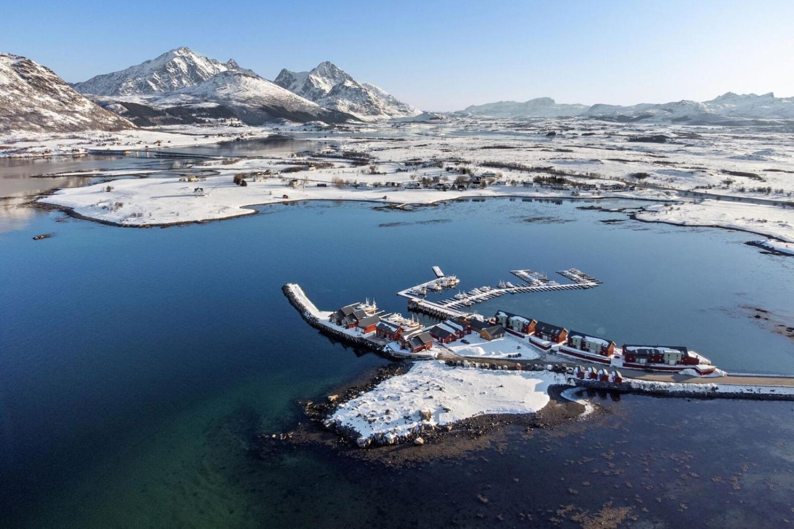 Nappstraumen Seafront Cabin, Lilleeid 68 Gravdal  Dış mekan fotoğraf