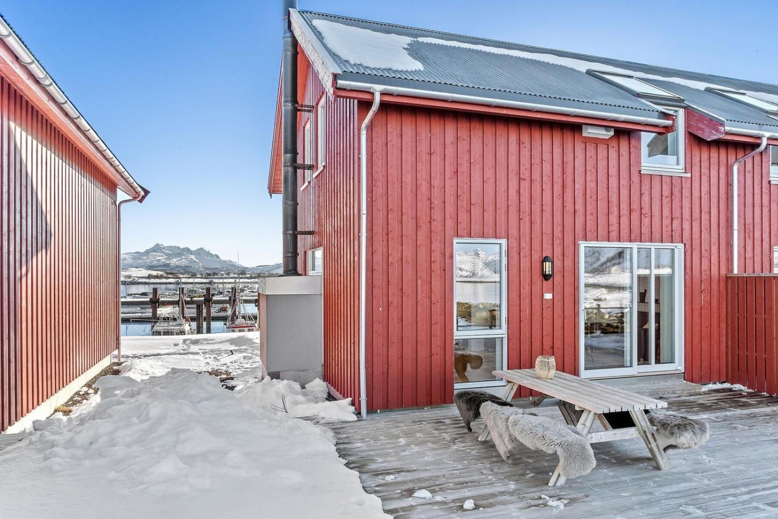 Nappstraumen Seafront Cabin, Lilleeid 68 Gravdal  Dış mekan fotoğraf