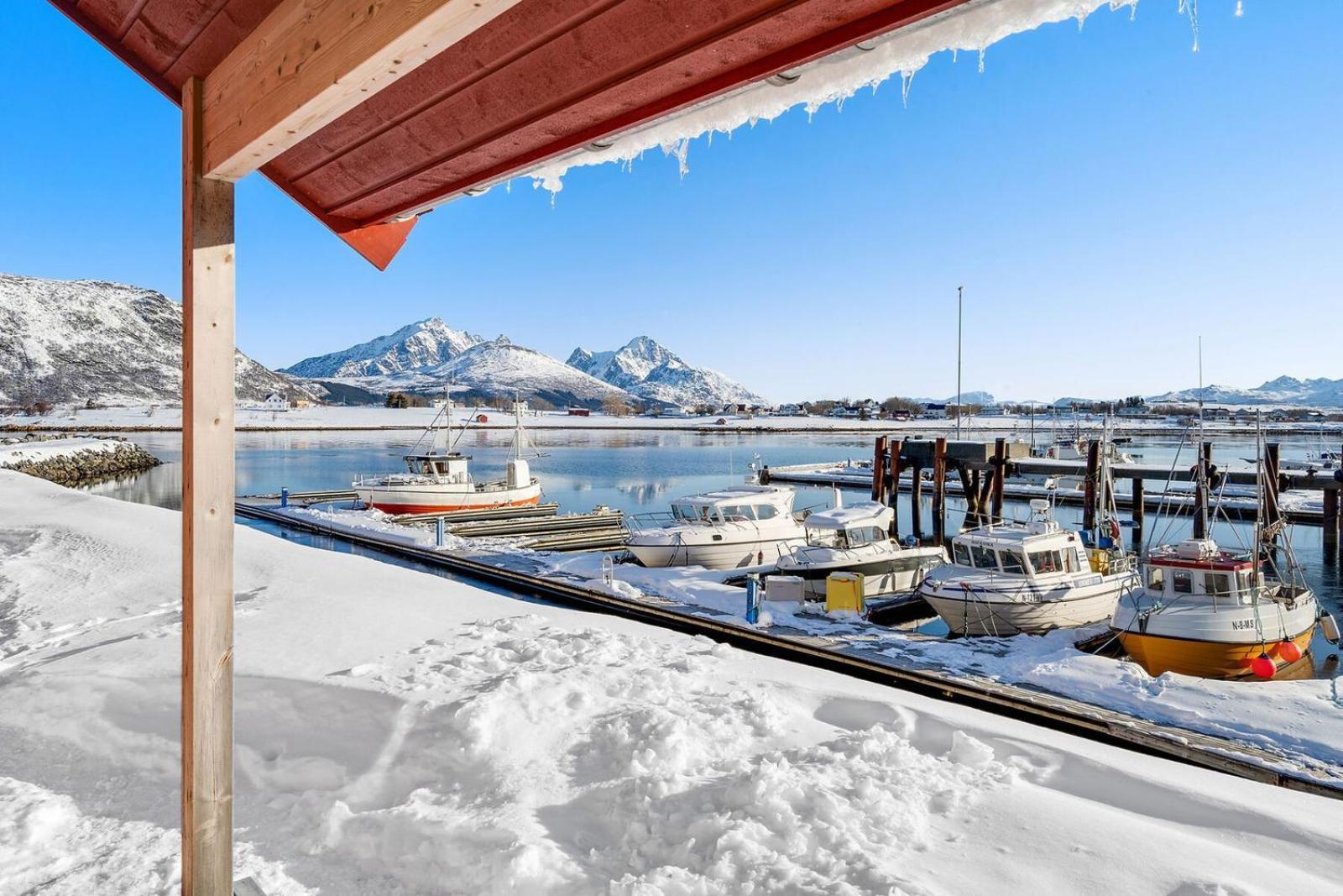 Nappstraumen Seafront Cabin, Lilleeid 68 Gravdal  Dış mekan fotoğraf