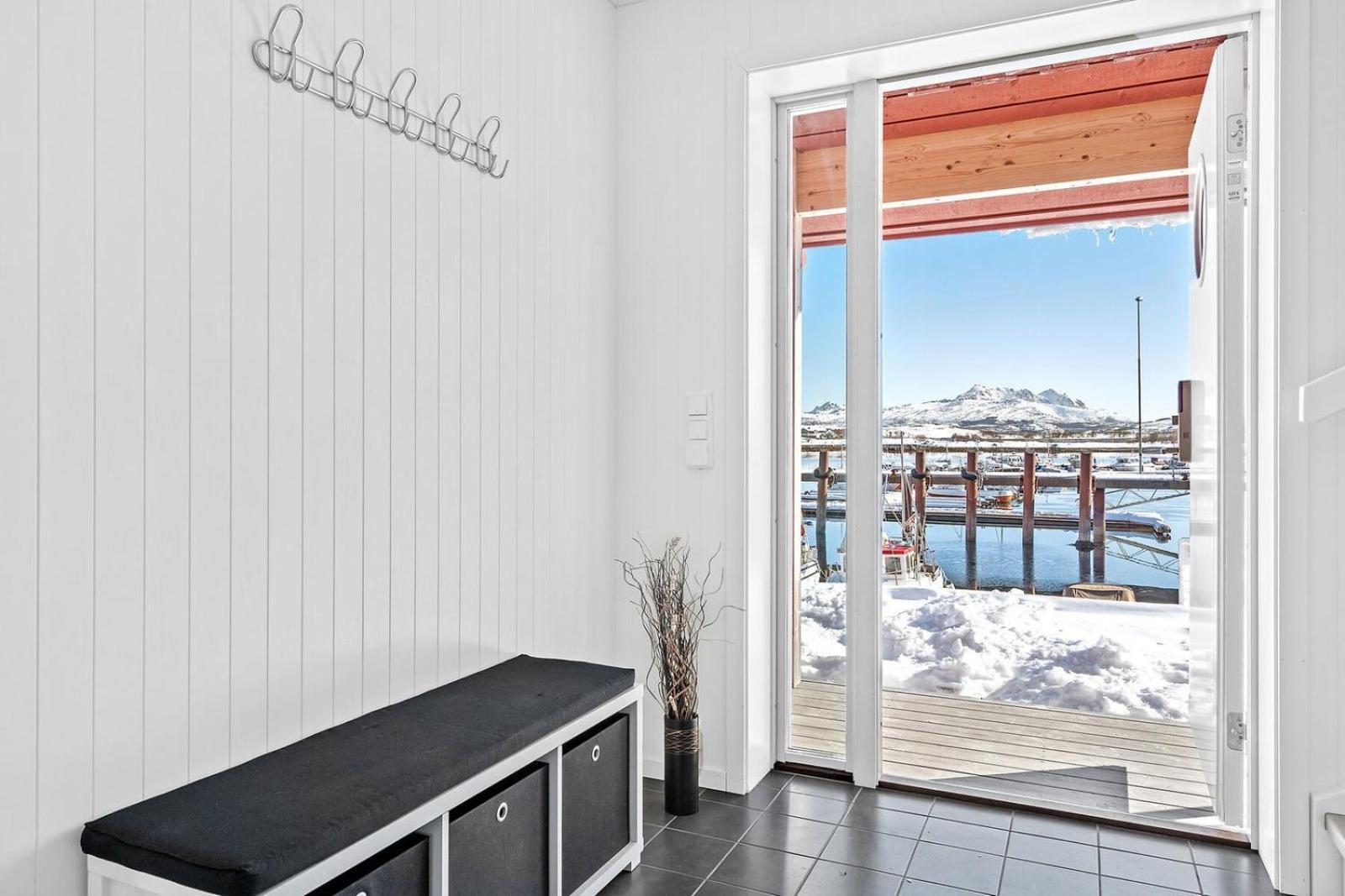 Nappstraumen Seafront Cabin, Lilleeid 68 Gravdal  Dış mekan fotoğraf