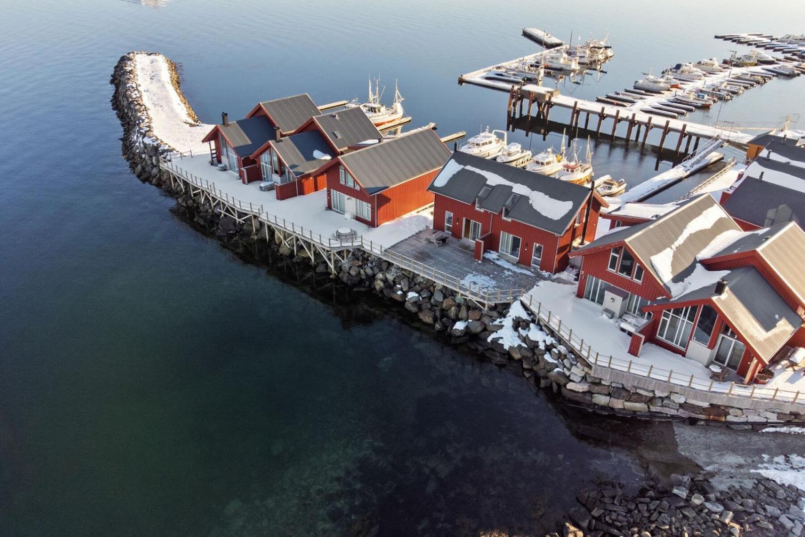 Nappstraumen Seafront Cabin, Lilleeid 68 Gravdal  Dış mekan fotoğraf